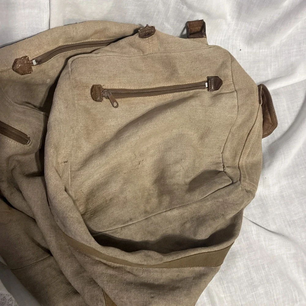 Rare Vintage Banana Republic Duffel Bag 